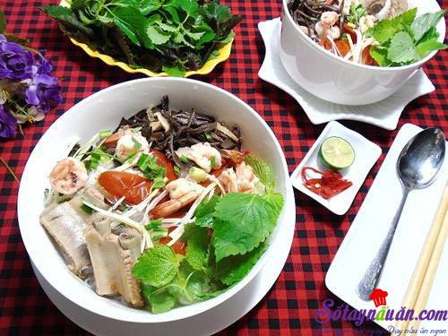 Cách làm bún tôm thơm ngon bổ dưỡng cho cả nhà