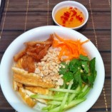 Cách làm bún trộn rau cải chay ngon hết sảy
