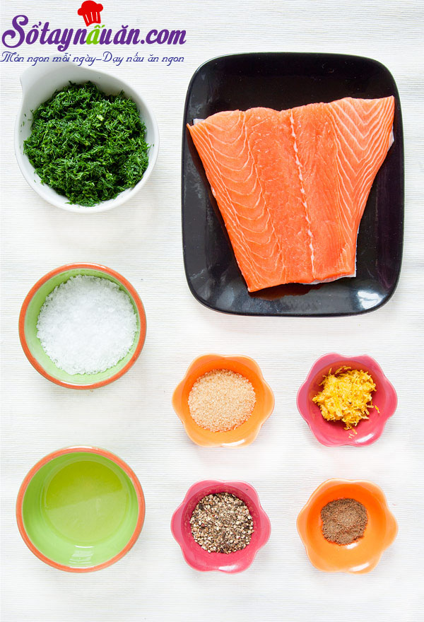 Cách làm cá hồi muối Gravlax ngon mê mẩn