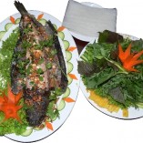 Cách làm cá lóc hấp cuốn bánh tráng