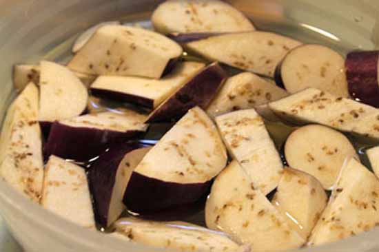 Cách làm cà tím xào chay