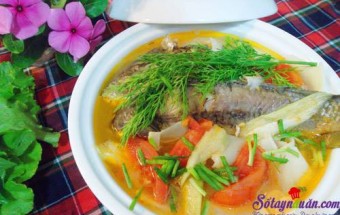 Cách làm canh cá nấu măng thơm ngon đúng điệu