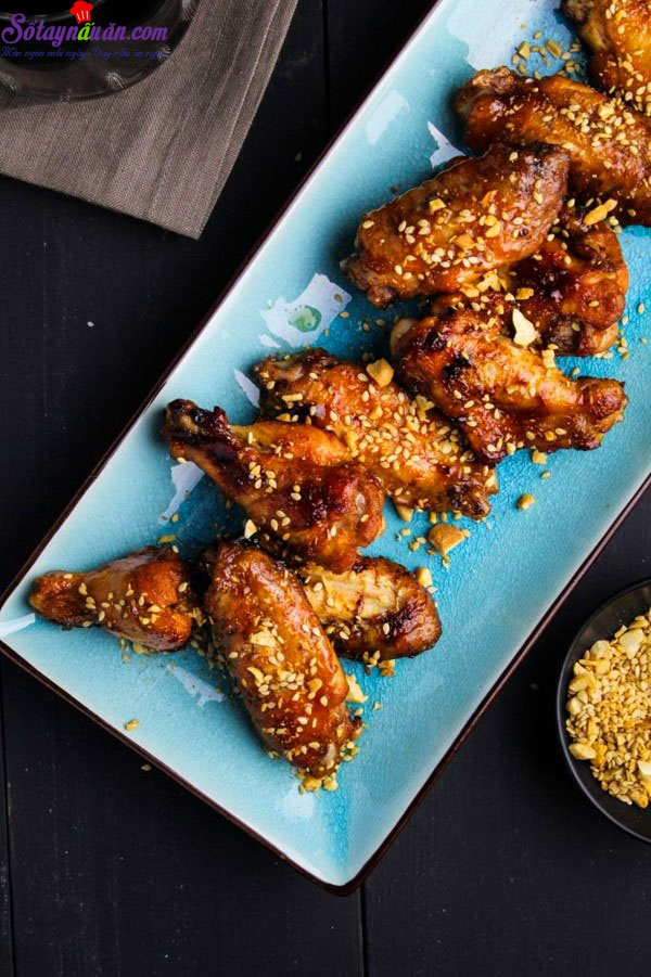 Cách làm cánh gà nướng Hàn Quốc thơm mùi kiwi
