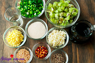 Cách làm cánh gà nướng Hàn Quốc thơm mùi kiwi