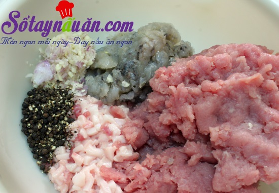 Cách làm chạo tôm nướng