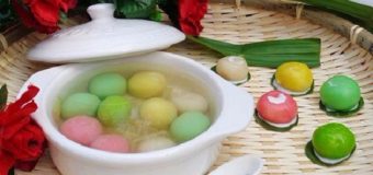 Cách làm chè trôi nước ngũ sắc thơm ngon