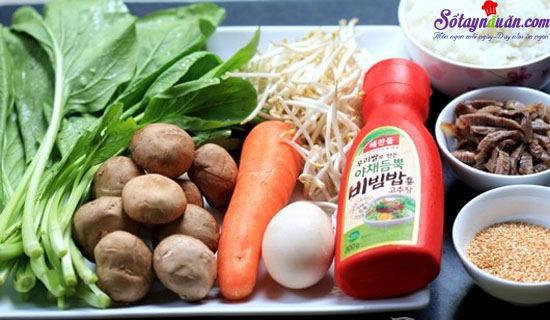 Cách làm cơm trộn Hàn Quốc tại nhà