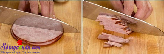 Cách làm cơm viên xúc xích chiên giòn ngon miệng