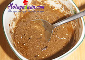 Cách làm đậu phụ sốt vừng xiên que cực thơm ngon