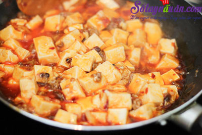 Cách làm đậu phụ Tứ Xuyên nổi tiếng cực kì đơn giản