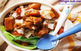 Cách làm gà cà ri với kem lạ miệng mà tuyệt ngon