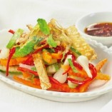 Cách làm gỏi dưa leo chay