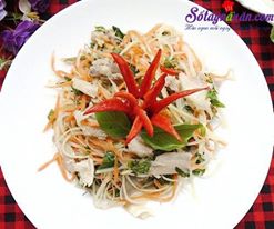 Cách làm gỏi lưỡi heo đu đủ cực giòn và ngon