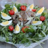 Cách làm gỏi rau càng cua với thịt bò bổ dưỡng cho bà bầu