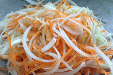 Cách làm gỏi rau tiến vua mát dịu mùa hè