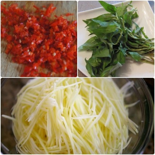 Cách làm gỏi xoài tôm khô