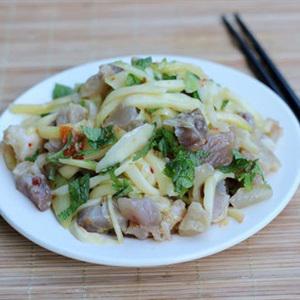 Cách làm gỏi xoài xanh trộn gân bò cực ngon