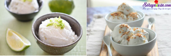 Cách làm kem chanh dừa lạ miệng tại nhà