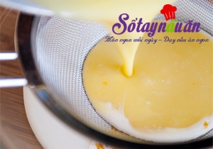 Cách làm kem chanh leo thơm mát