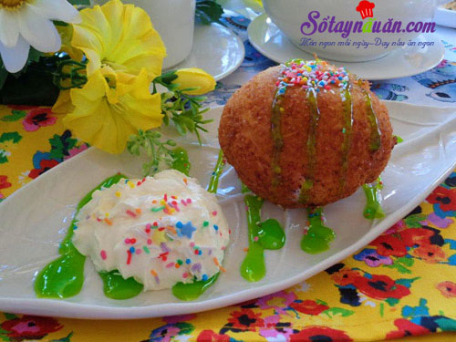 Cách làm kem chiên ngon hơn cả ngoài hàng