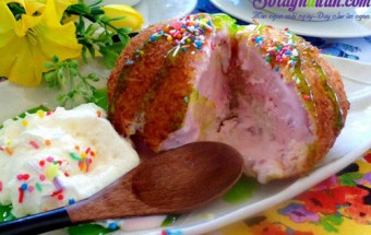 Cách làm kem chiên ngon hơn cả ngoài hàng