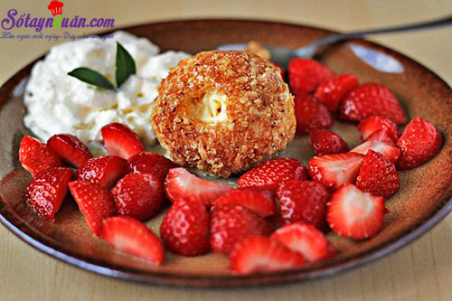 Cách làm kem rán siêu ngon như ngoài quán