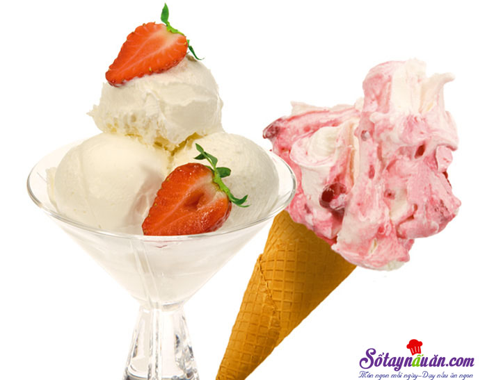 Cách làm kem từ sữa tươi cực kì đơn giản