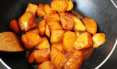 Cách làm khoai lang chiên ngào đường