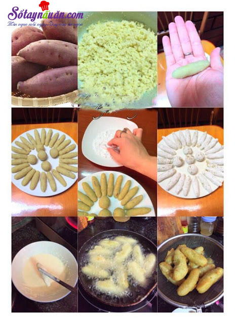 Cách làm khoai lang kén ngon không thể chối từ