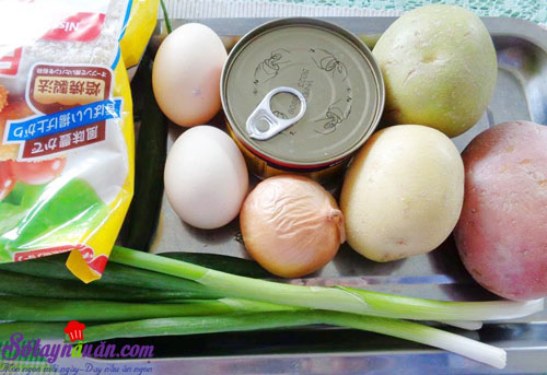 Cách làm khoai tây bọc cá ngừ chiên giòn siêu hấp dẫn