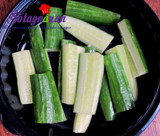 Cách làm kim chi dưa chuột siêu tốc