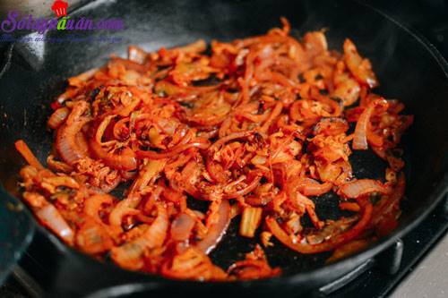 Cách làm kim chi nướng pho mát,khoai tây lạ mà ngon