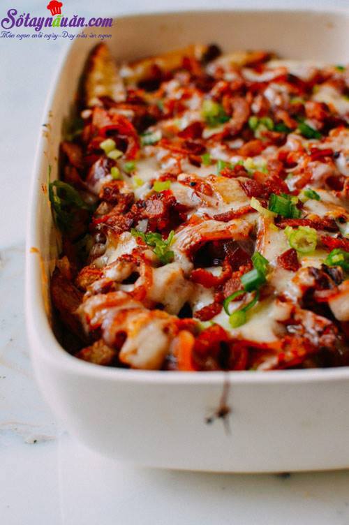 Cách làm kim chi nướng pho mát,khoai tây lạ mà ngon