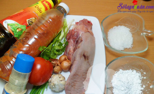 Cách làm lưỡi heo xào chua ngọt thơm ngon hấp dẫn