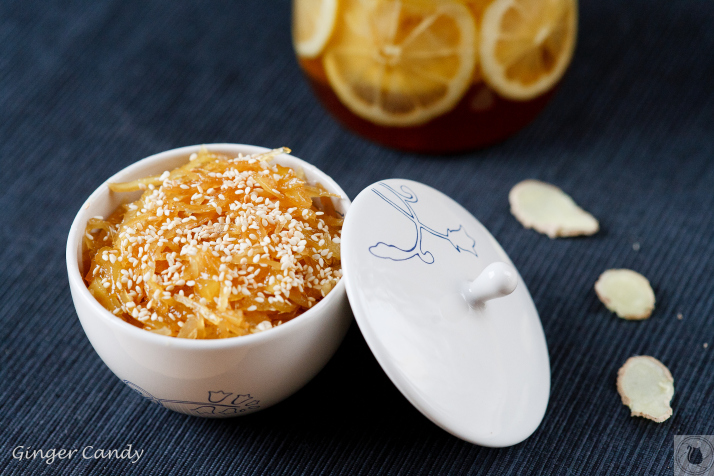 Cách làm mói mứt gừng dẻo thơm ngon đêm 30 Tết