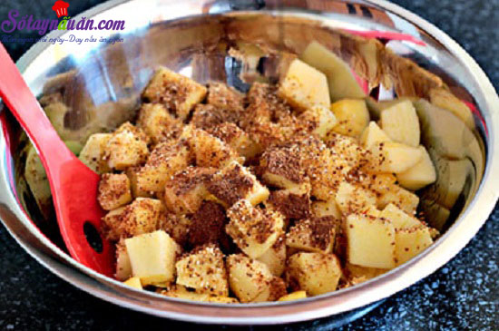 Cách làm món bánh crepe nhân táo đơn giản mà ngon