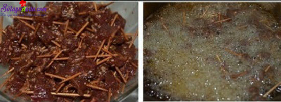 Cách làm món bò chiên tẩm vừng siêu hấp dẫn