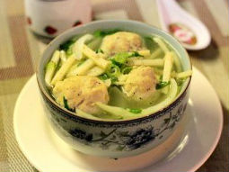 Cách làm món canh mọc nấu măng tươi