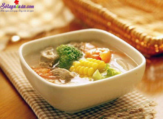 Cách làm món canh thịt bò hầm rau củ giàu dinh dưỡng