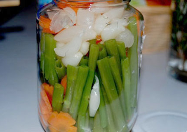 Cách làm món dưa rau muống chua ngọt