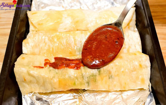 Cách làm món Enchiladas phô mai nướng đúng điệu