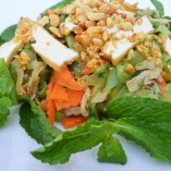 Cách làm món gỏi bắp chuối chay ngày rằm