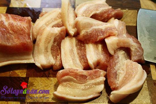 Cách làm món kim chi kho thịt