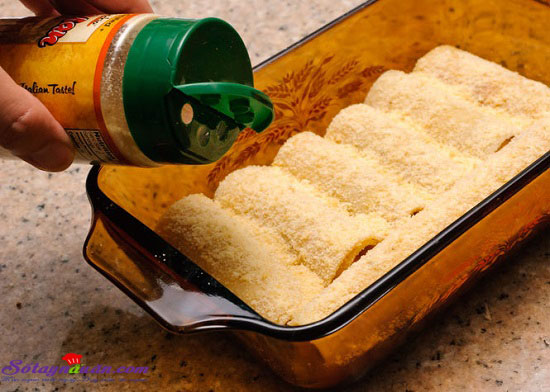 Cách làm món Lasagna cuộn phô mai kiểu Ý lạ miệng