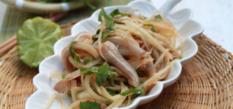 Cách làm món nộm tai lợn với đu đủ xanh tạo món ăn ngon