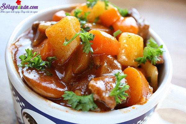 Cách làm món thịt bò hầm thơm ngon hấp dẫn