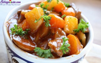 Cách làm món thịt bò hầm thơm ngon hấp dẫn