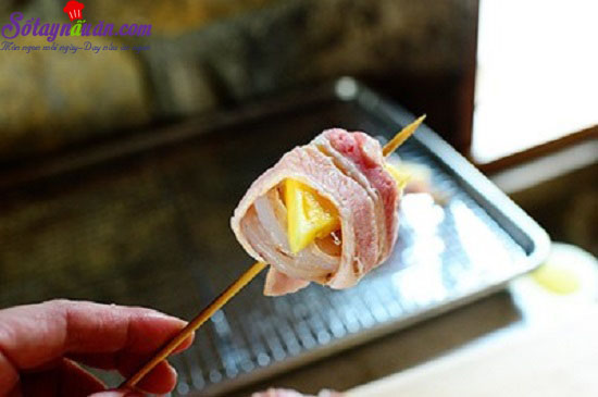 Cách làm món tôm xiên dứa nướng đơn giản cực ngon tại nhà