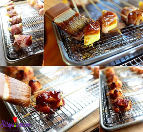 Cách làm món tôm xiên dứa nướng đơn giản cực ngon tại nhà