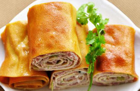 Cách làm món váng đậu cuộn thịt băm giòn ngon hấp dẫn